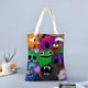 thumbnail image 2 of Garten of Banban Bolso de tela con estampado de lienzo para mujer, bolsa de compras reutilizable y estética, con cremallera interior, regalo para mujer,40*40cm., 2 of 6