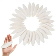 LUIISIS 30 Pcs Natural Cuttlebone, 3.5-4.3 Inches Pure Cuttlefish Bones for Birds, Cuddle Bone Bird Chew Toy, Cuttlebone with Vitamins for Parrots, Cockatiels, Tiger Turtles, Snails