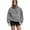 Light Gray_#06, variant on Sewkxo Cat Pouch Hoodie Pet Carrier Hoodies Women Oversized Kangaroo Pocket Lightweight Sweatshirts,White S