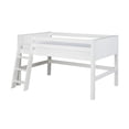 thumbnail image 3 of Camaflexi Twin Size Low Loft Bed - Panel Headboard - White Finish, 3 of 3