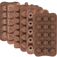 thumbnail image 1 of Molde de pastel Molde de chocolate de silicona de varios estilos Molde de hornear de animales de amor Molde pequeño flexible de bricolaje para moldear caramelos duros o de goma en diferentes Xemadio 2033821-2, 1 of 9