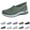 47# Army Green, variant on Women's Slip On Walking Shoes Breathable Mesh Platform Non Slip Memory Foam Casual Sneakers Women Woven Orthopedic Shoes Comfortable Lightweight Running Sneaker,Blue#37