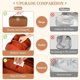thumbnail image 5 of Grande Bolsa de viaje para cosméticos, bolsa de maquillaje portátil de piel sintética, bolsa de almacenamiento de cosméticos, bolsa de maquillaje impermeable con doble cremallera, divisores, 5 of 5