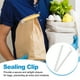 thumbnail image 5 of Clips de sellado Uxcell, clip de bolsa de plástico sellador para almacenamiento de alimentos, bolsa de bocadillos, color blanco, 5 of 6