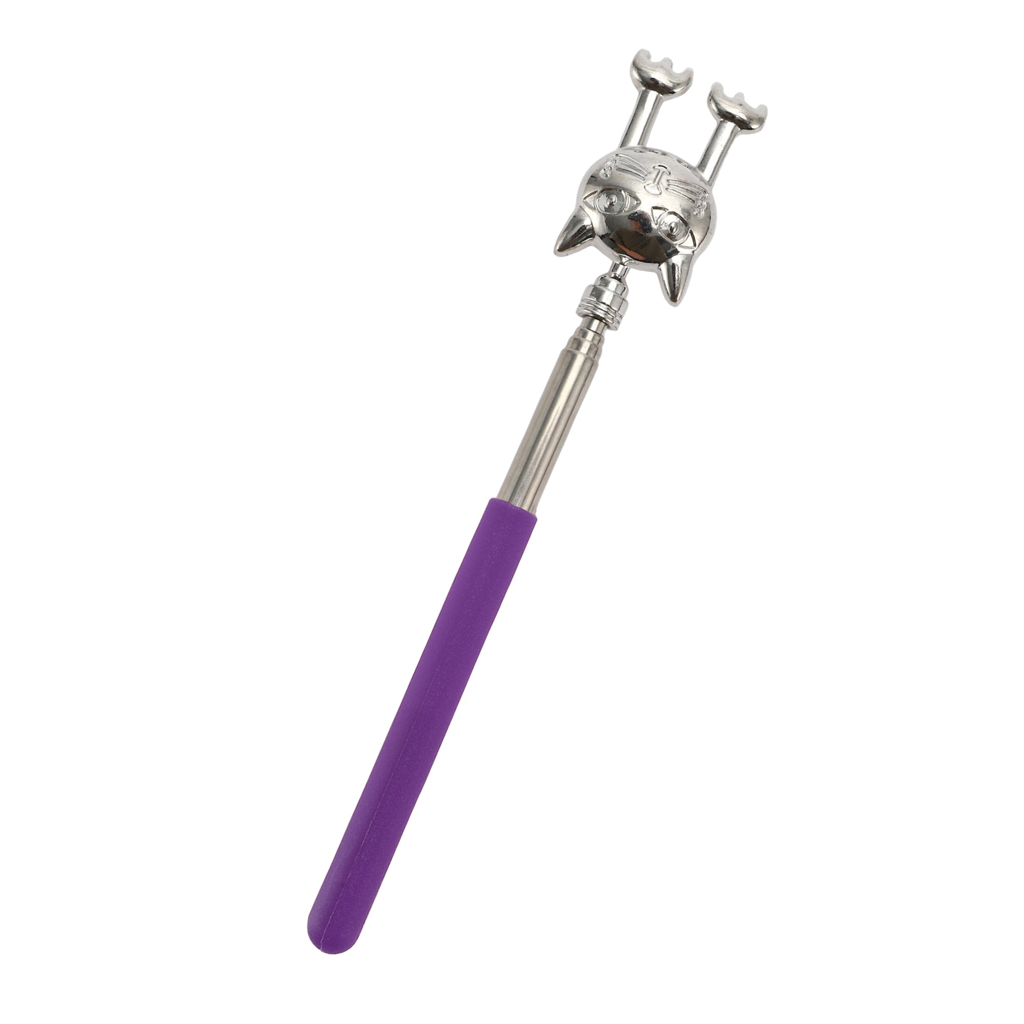 Unique Bargains 1 Pc Telescopic Back Scratcher for Bathroom Business Travel Hotel Purple