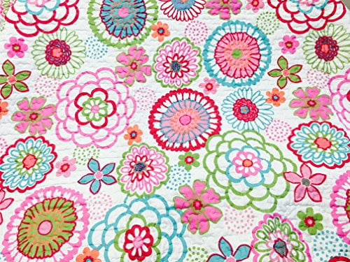 Coverlet Cozy Line Home Fashions Mariah Pink Polka Dot Colorful Reversible Quilt Bedding Set Bedspreads Twin - 2 Piece: 1 Quilt + 1 Standard Sham Coverlet Cozy Line Home Fashions Mariah Pink Polka Dot Colorful Reversible Quilt Bedding Set Bedspreads Twin - 2 Piece: 1 Quilt + 1 Standard Sham