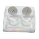 thumbnail image 5 of Comedero para Pájaros Transparente Acrílico con Doble Cuenco Accesorio para Jaula Percha Resistente Fácil de Limpiar Adecuado para Loros Lovebirds, 5 of 9
