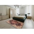 thumbnail image 4 of Ahgly Tapis d'Intérieur Rectangulaire Traditionnel Médaillon Rouge, 9 Pieds x 12 Pieds, 4 of 6