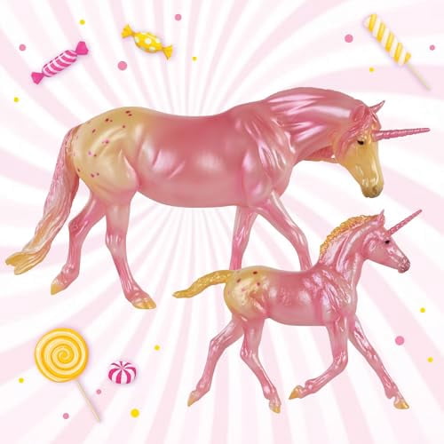 Breyer Freedom Series #10613 Candy Delights Unicorn and Foal Set - Brand New!