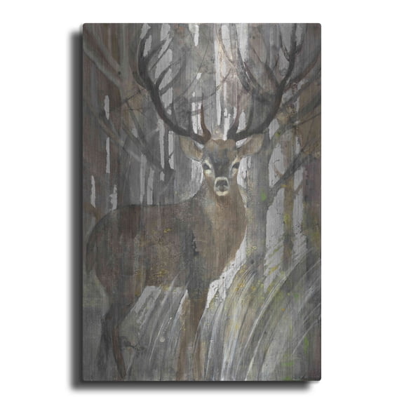 Luxe Metal Art 'The Guardian' by Albena Hristova, Metal Wall Art, 12"x16"