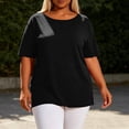 thumbnail image 4 of Bixock Women's Maternity Tops Short Sleeve Maternity Shirts Crew Neck Maternity Shirts Soft Breathable Pregnant Tops Comfortable Maternity Clothings, 4 of 6