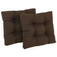 thumbnail image 1 of 19-inch Squared Twill Tufted Dining Chair Cushion (Set of Two), 1 of 1