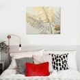 thumbnail image 5 of Nawypu CosmoLiving  Canvas Leaf Palm Framed Wall Art with Gold Frame,, 5 of 5