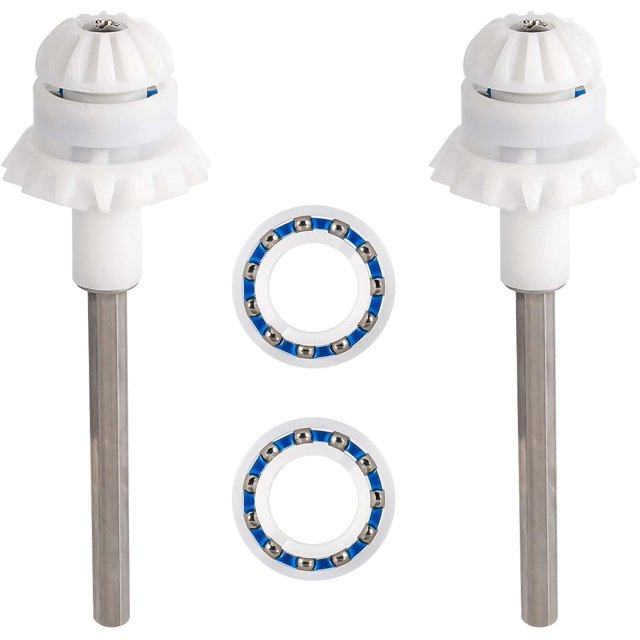 czcpp-2 Packs Pièces de Nettoyeur de Piscine pour MX8 MX8EL MX6 MX6EL Elite, Accessoires de Réglage d'Arbre de Transmission de Nettoyeur de Piscine Pièces de Rechange pour Zodiac, avec Roulement de Roue de Moteur de Piscine