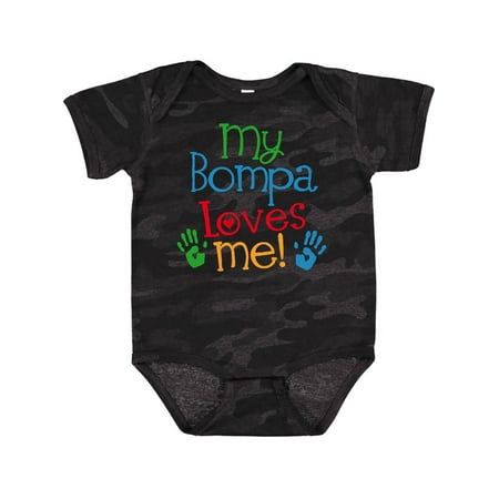 

Inktastic My Bompa Loves Me Outfit Gift Baby Boy or Baby Girl Bodysuit