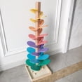 thumbnail image 1 of Strictly Selected Music Tree Rainbow Petals Building Blocks Wisdom Tree Ball Track Wooden Children‘s Educational Singing Tree Toys, 1 of 6