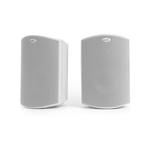 Polk Audio AM4088 Atrium All Weather Outdoor Wall Mountable Loudspeakers, White