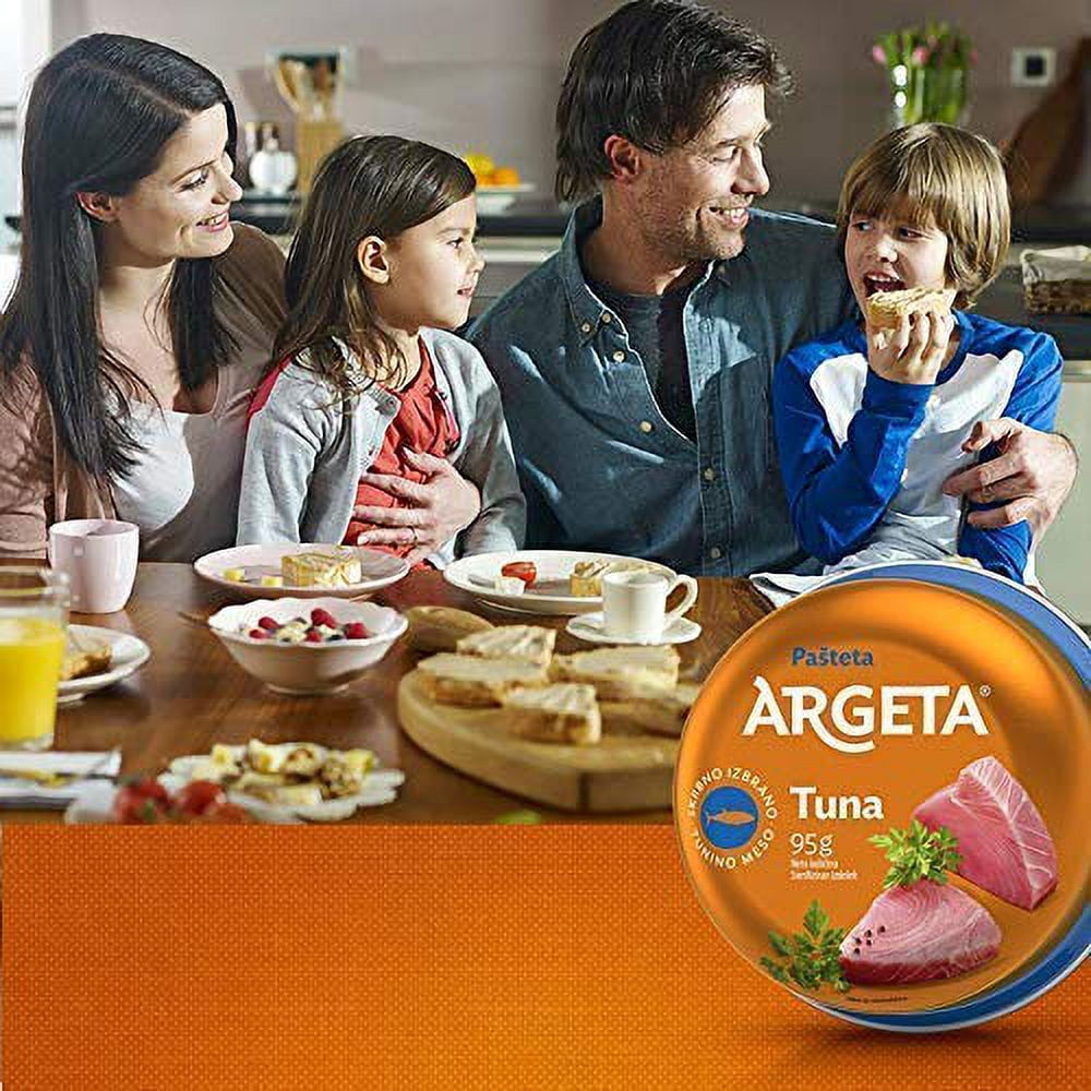 Argeta Tuna Pate Argeta, 95 Gram (Pack of 12)