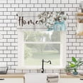 thumbnail image 2 of Wooden Plank Windows Valances Curtain Kitchen Rod Pocket Short Panels Spring Home Mason Jar Floral Retro Window Treatment Topper Curtains for Living Bedroom Garden 54x18 in, 2 of 6