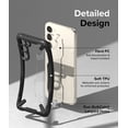 thumbnail image 6 of Ringke Fusion-X [Anti-Scratch Dual Coating] Compatible with Samsung Galaxy S23 5G Case, Augmented Bumper Clear Hard Back Heavy Duty Shockproof Advanced Protective Cover - Black, 6 of 9