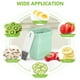thumbnail image 5 of GOOHOCHY Juego de 3 rebanadores multifuncionales para frutas y verduras, cortadores rápidos de frutas y verduras con cepillo, 5 of 7