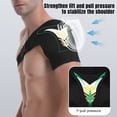thumbnail image 4 of Tnobhg Adjustable Shoulder Brace Men Women Torn Rotator Cuff Pain Relief Compression Sleeve Wrap Recovery Shoulder Stability Support Strap, 4 of 8