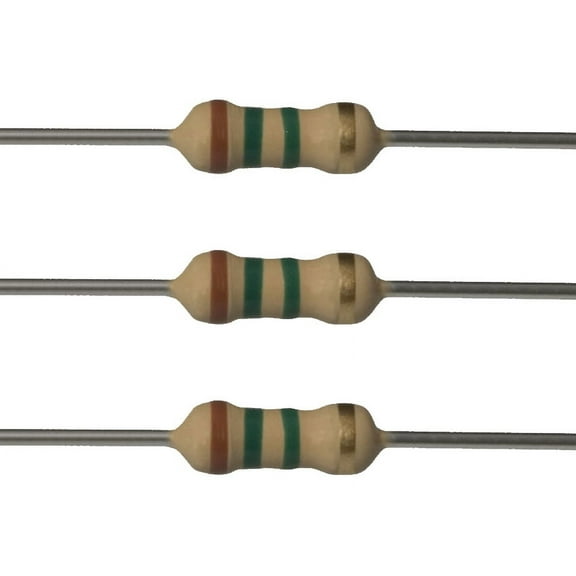E-Projects 100EP5121M50 1.5M Ohm Resistors, 1/2 W, 5% (Pack of 100)