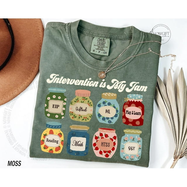 Intervention Teacher Shirts, Intervention Shirt, Intervention Specialist Early Interventio - As Picture - L