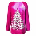 thumbnail image 5 of Fesfesfes Ugly Xmas Sweater Women's Christmas Print Loose Top Crew Neck Long Sleeves Sale Clearance, 5 of 5