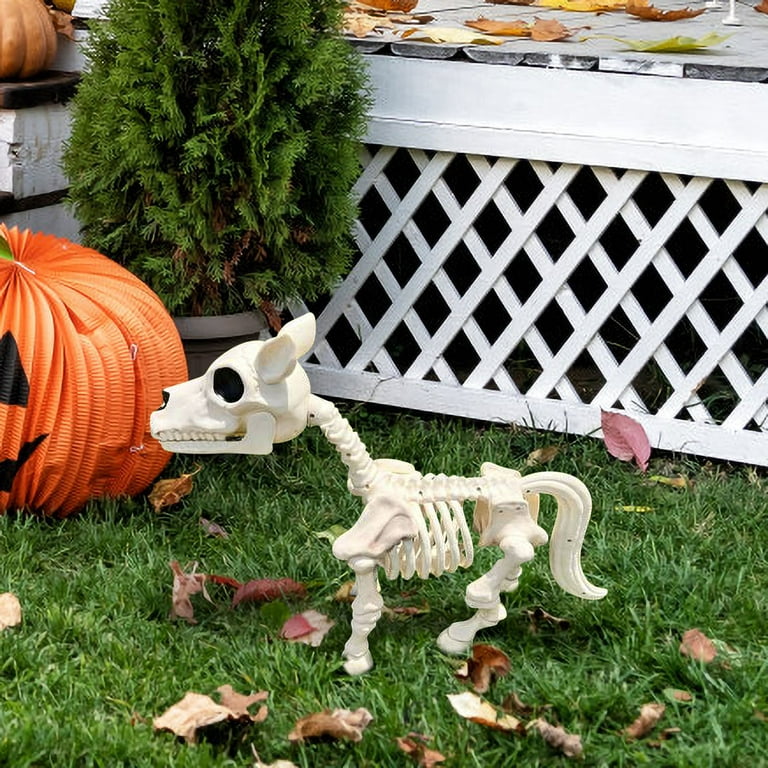 Clearance！Halloween Skeleton Horse Decoration Outndoor Indoor ...