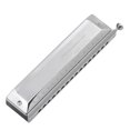 thumbnail image 1 of OUNONA 1 Pce Instrument de Musique Harmonica Argent 16 Trous avec Son Réactif, 1 of 8