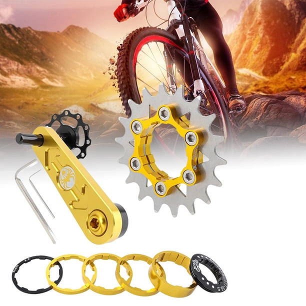 Tensor de cadena de , accesorio de inconfundible con llaves, convertidor engranaje para de carretera BMX Oro 20T DYNWAVEMX Tensor de cadena de bicicleta