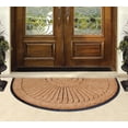 thumbnail image 4 of A1HC 36"x72" Extra Large Natural Coir & Rubber Sunburst Half-Round Door Mat, Heavy-Duty, Low-Pile, Durable Outdoor Welcome Mat, 4 of 8