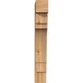 thumbnail image 2 of Ekena Millwork 4"W x 16"D x 28"H Merced Block Rough Sawn Bracket, Western Red Cedar, 2 of 4