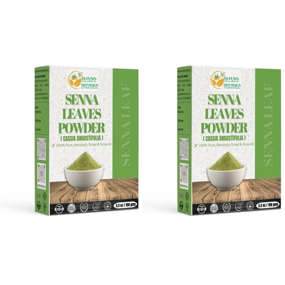 Hoja de Senna en polvo Herbs Botanica 100% pura Senna Alexandrina