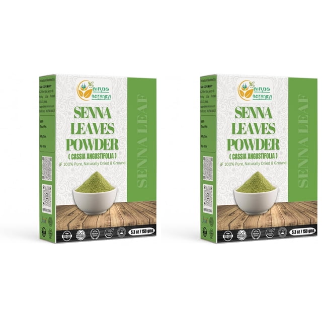 Hoja de Senna en polvo Herbs Botanica 100% pura Senna Alexandrina