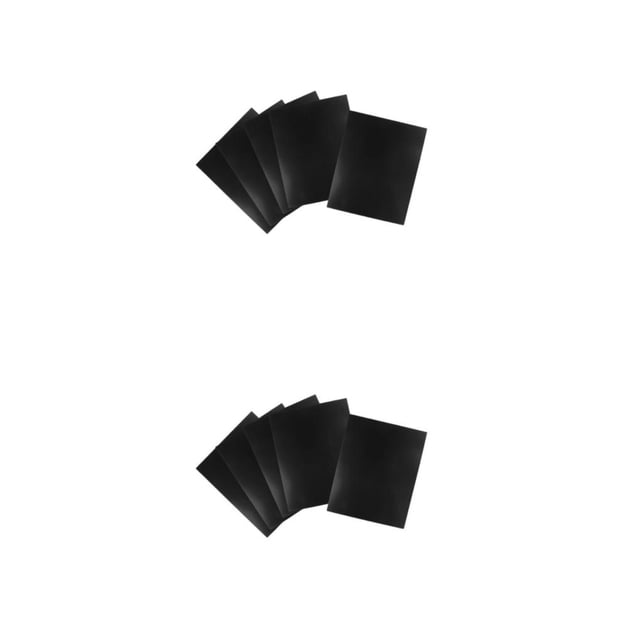 Wosthever 5PC ABS Sheet Model Craft Plate Sand Table Scene for 200x250x3mm DIY Negro 5 piezas 2Conjunto