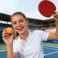 thumbnail image 4 of 50-Piece Orange Ping Pong Balls, High Elasticity ABS Table Tennis Balls for Training & Competition Indoor & Outdoor Use (40mm Standard Size), 4 of 6