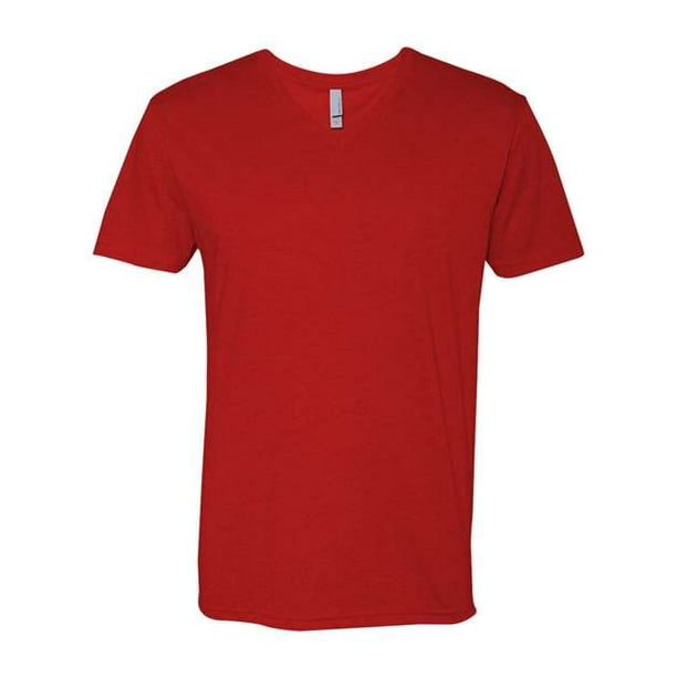 Next Level Apparel Camiseta premium CVC con cuello en V para hombre 6240 rojo extragrande Ropa de siguiente nivel 6240 Bodega Aurrera en linea