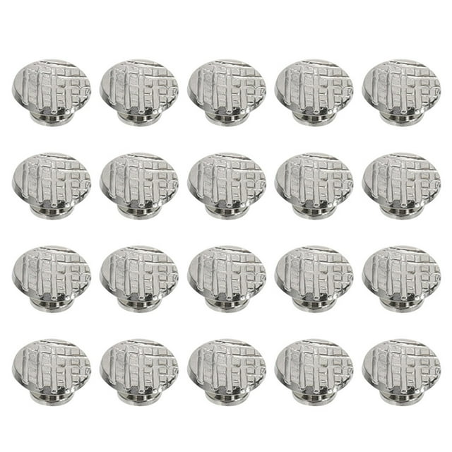 ColoMX 30 PCS Hebillas linguales médicas Hebillas linguales orales Prácticas Hebillas linguales (Plata)