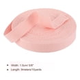 thumbnail image 2 of Cotton Twill Tape 5/8" 10 Yards Cotton Ribbon Bias Binding Tape Herringbone Webbing Trim for Sewing Pale Pink, 2 of 6
