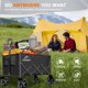 thumbnail image 5 of Carrito Utilitario Plegable AMNOW 146x45x96 cm Capacidad 72 kg, 5 of 8