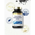thumbnail image 6 of Calcium Magnesium Zinc with Vitamin D3 and Boron | 300 Caplets | Vegetarian, Non-GMO Supplement | by Carlyle, 6 of 8