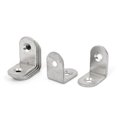 thumbnail image 1 of Unique Bargains 20mmx20mm Acier Inoxydable 2 Trous Angle Droit Support Cornière de Coin 6pcs, 1 of 2