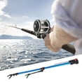 thumbnail image 4 of Almencla Telescopic Fishing Rod Holder Pole Stand Bracket Rack Adjustable Tackle 2.4m, 4 of 8