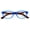 Blue Purple, variant on Fun Neon Color Spherical Frame Readers Reading Glasses - Matte Translucent Anti Blue Blocker Blue Black +3.25