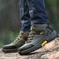 thumbnail image 4 of YOURDIARY Mens Hiking Boots Water Resistant Anti-Slip Outdoor Trekking Camping Shoes with Ankle Support, 4 of 7