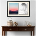 thumbnail image 2 of ArtToFrames Collage Photo Picture Frame with 2 - 11x14" Openings, Framed in Black with Ivory and Black Mats (CDM-3926-49), 2 of 8