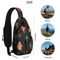 thumbnail image 5 of Sling Backpack Small BackpackTravel Sling Bag for Men Women Travelers Mushroom, 5 of 6