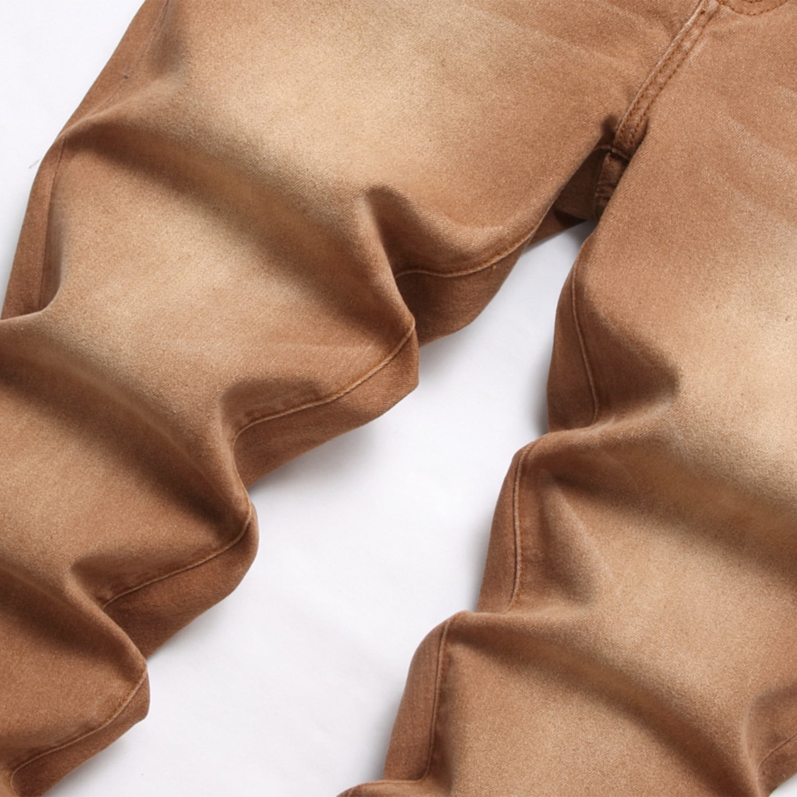 Men's Cowhide Suede Brown Leather Pant | Craftsmen Store